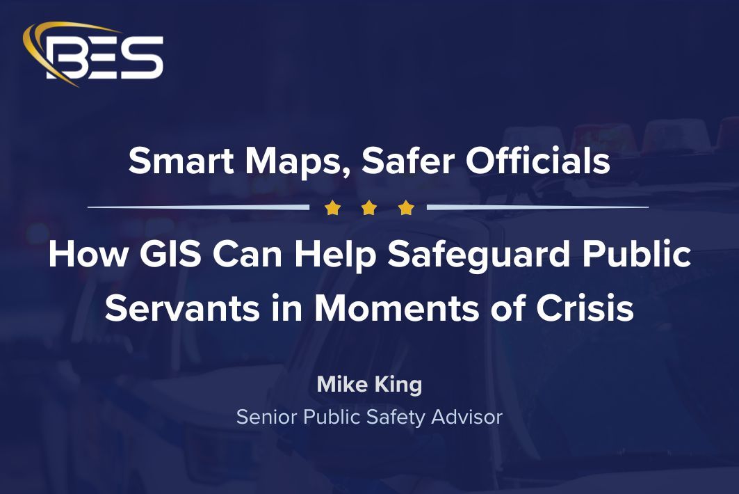 In our latest blog, Mike King, a renowned investigator and Senior Public Safety Advisor at BES, explores how GIS can provide public safety professionals with the support they need to protect lives. 

🔗 Read more: bit.ly/4nv9hyS