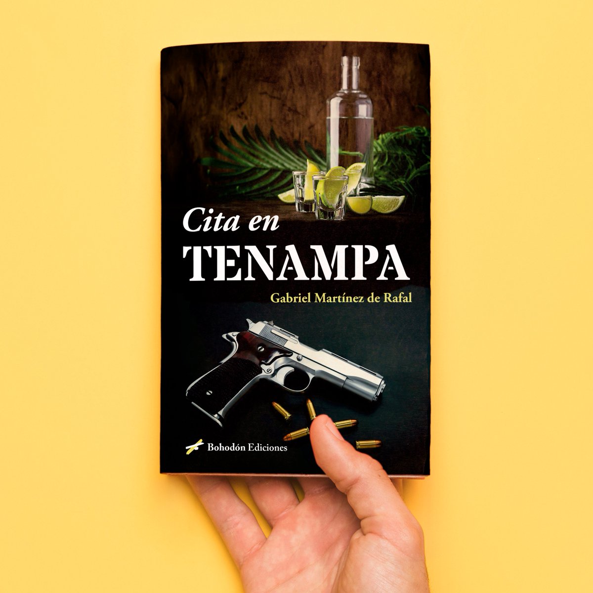 #portfolio
Diseño de portada para el libro ‘Cita en Tenampa’, de Gabriel Martínez de Rafal, una novedad de Bohodón Ediciones. 

Portfolio y contacto: davidsilvaestudio.com
#diseñoeditorial #libros #portadas #editorial #novela #novelanegra