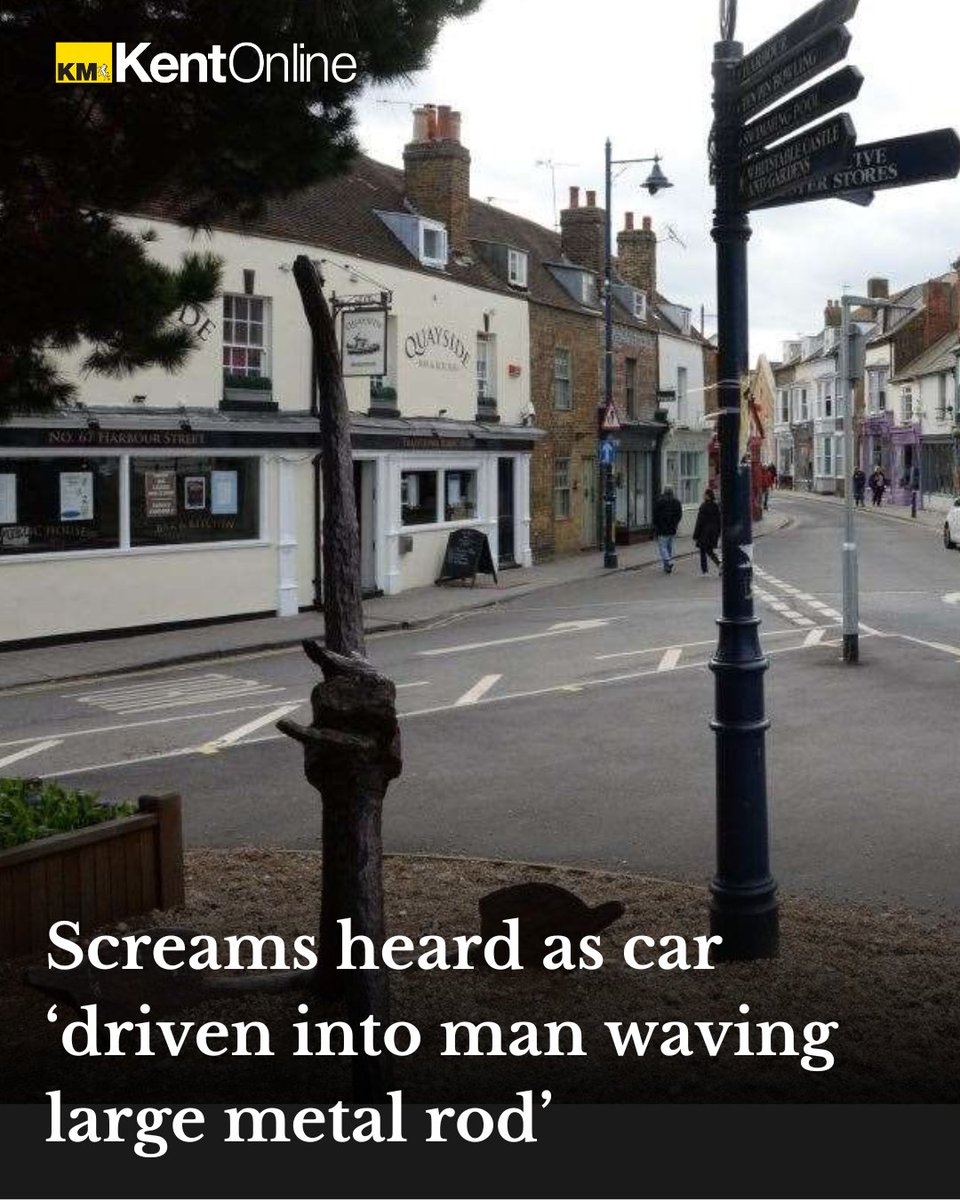 The air ambulance landed and a man was taken to hospital after the disturbance involving a group of people. Full story: kentonline.co.uk/whitstable/new…