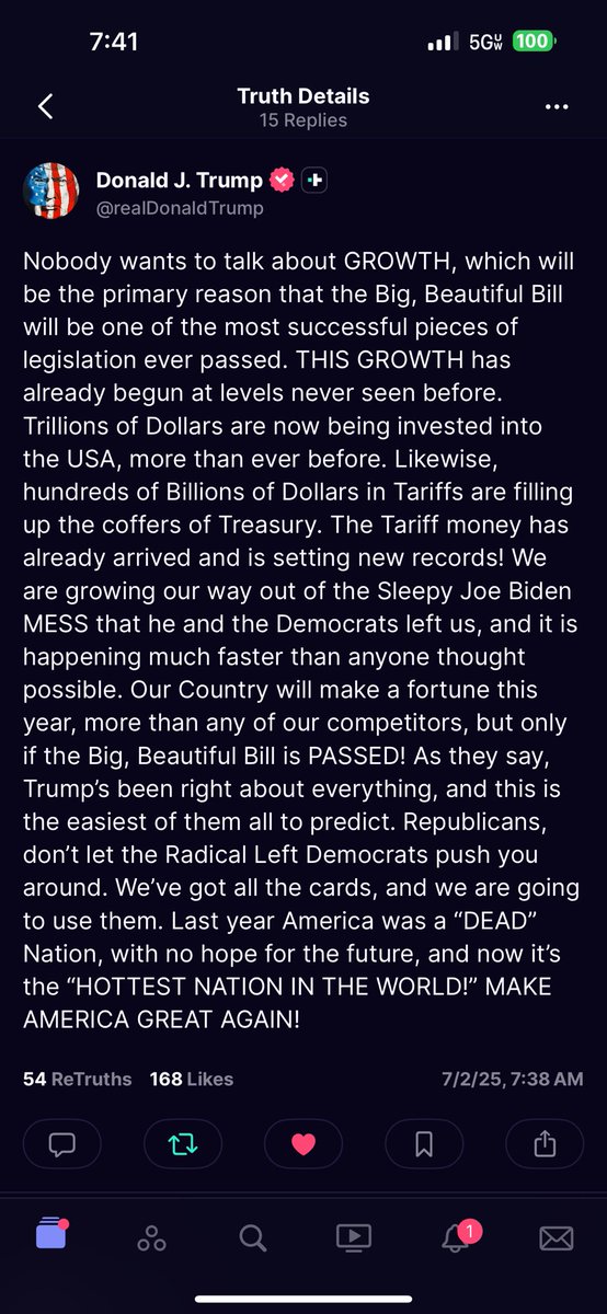President Trump: “We’ve got all the cards, and we’re going to use them.” 

Interesting choice of words there 🇺🇸🥰