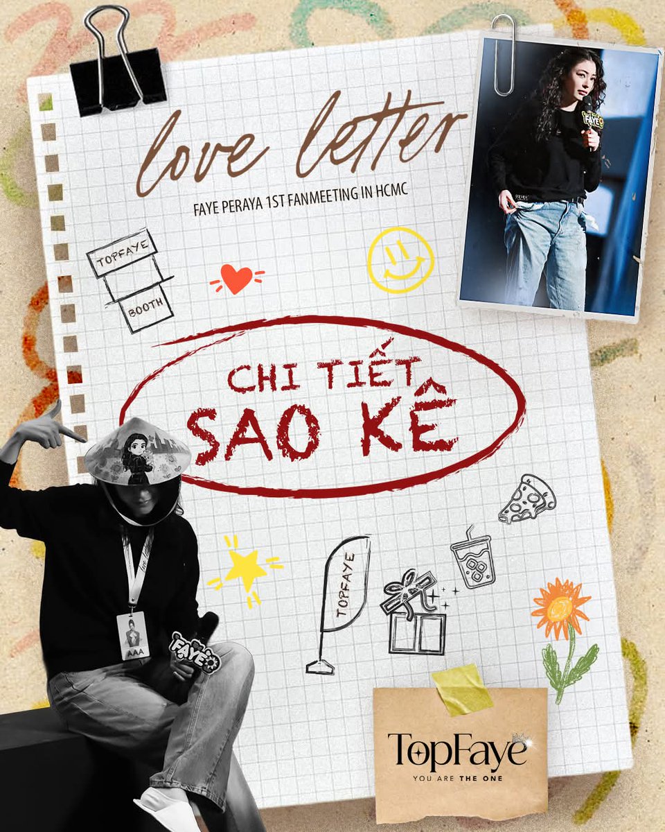 TopFaye_00's tweet photo. [English below]

[SAO KÊ CHI TIẾT PROJECT FMT "LOVE LETTER" TẠI VIỆT NAM]

Vậy là chúng ta đã cùng nhau trải qua một ngày Fanmeeting thật trọn vẹn – đầy kỷ niệm, đầy cảm xúc và đong đầy tình yêu dành cho Faye. 

Lời đầu tiên, TopFaye xin gửi lời cảm ơn chân thành đến tất cả các Donors đã luôn tin tưởng và lựa chọn đồng hành cùng tụi mình. Dù chỉ là một fanpage nhỏ, nhưng tụi mình luôn giữ vững tinh thần ngay từ những ngày đầu thành lập: hết lòng support Faye bằng tình yêu chân thành, minh bạch, và không liên quan đến bất kỳ cá nhân hay tổ chức nào khác.

Như mọi khi, TopFaye chỉ là một chiếc cầu nối nhỏ đại diện gửi gắm tình cảm của các bạn đến với Faye. Vì vậy, tất cả các project đều được phân định rõ ràng để tránh nhầm lẫn.

💰 Tổng số tiền các bạn fan Việt đã donate cho dự án lần này: 21.199.000đ
🔻 Tổng chi: 22.374.000đ
🔻 Tổng donate nhận được: 21.199.000đ
🔻 Số tiền thiếu: 1.175.000đ (TopFaye đã trích quỹ cá nhân)

📎 Chi tiết sao kê cụ thể, mọi người có thể xem ở link sau: https://t.co/PeHdsWpCzl

Riêng các project thuộc phần cá nhân của TopFaye sẽ không liệt kê sao kê do không sử dụng nguồn donate.

🌟 Đặc biệt nhất trong chuỗi dự án lần này chính là chiếc LED 3D đầu tiên dành riêng cho Faye! - Đây là dự án tâm huyết nhất và thật hạnh phúc khi nó đã được các bạn fan Việt, interfan ủng hộ.

Tụi mình tin rằng tình yêu chân thành luôn là điều quý giá nhất. Trong suốt hành trình này, tụi mình đã nhận được rất nhiều sự động viên, chia sẻ và cả những đóng góp đáng quý để hoàn thiện hơn nữa. 

Trong suốt hành trình này, tụi mình đã nhận được rất nhiều sự động viên, chia sẻ và cả những đóng góp đáng quý để hoàn thiện hơn nữa. TopFaye cũng ý thức rõ trách nhiệm minh bạch trong việc sử dụng khoản donate mà tụi mình nhận được. Chi phí, thời gian và công sức tụi mình bỏ ra thực tế luôn lớn hơn rất nhiều so với khoản ủng hộ nhận được - bởi vì đây là tâm huyết, không phải nghĩa vụ.

Vì thế, mong mọi người chọn lọc thông tin trước khi chia sẻ để tránh sự hiểu lầm đáng tiềc xảy ra.

📬 Nếu có bất kỳ thắc mắc nào hoặc cần kiểm tra lại thông tin, cả nhà cứ nhắn tin trực tiếp cho TopFaye, tụi mình luôn sẵn sàng tiếp nhận và phản hồi.

Một lần nữa, tụi mình xin tự hào tuyên bố khép lại Project "LOVE LETTER" tại đây.
Thân chúc cả nhà luôn giữ tình yêu nguyên vẹn với Faye – như cách tụi mình vẫn luôn làm từ những ngày đầu đến nay.

Thân chào và cảm ơn rất nhiều!

Love you all,
Team TopFaye 💌

#Faye1stFMinHoChiMinh
#FayePeraya #ฝ้ายพีรญา
#fayemalisorn #ฝ้ายสุภาพร #FabelEntertainment