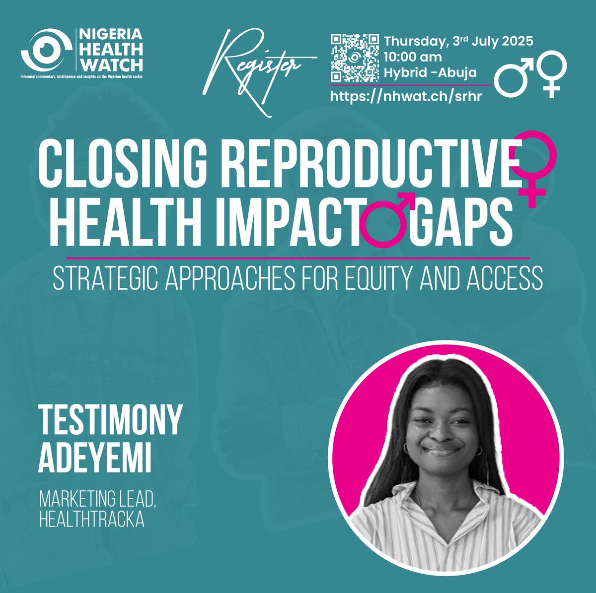 nighealthwatch's tweet photo. Access to safe, respectful, & high-quality reproductive health care is a right, not a privilege.

Tomorrow, we will conven experts & stakeholders to chart practical strategies for tackling #SRHR barriers & ensuring equitable reproductive health outcomes in Nigeria.

Register now: https://t.co/YtqySXCi4J
#SRHRF4AllNG #SRHRDialogue2025 @Fmohnigeria @OrganonLLC