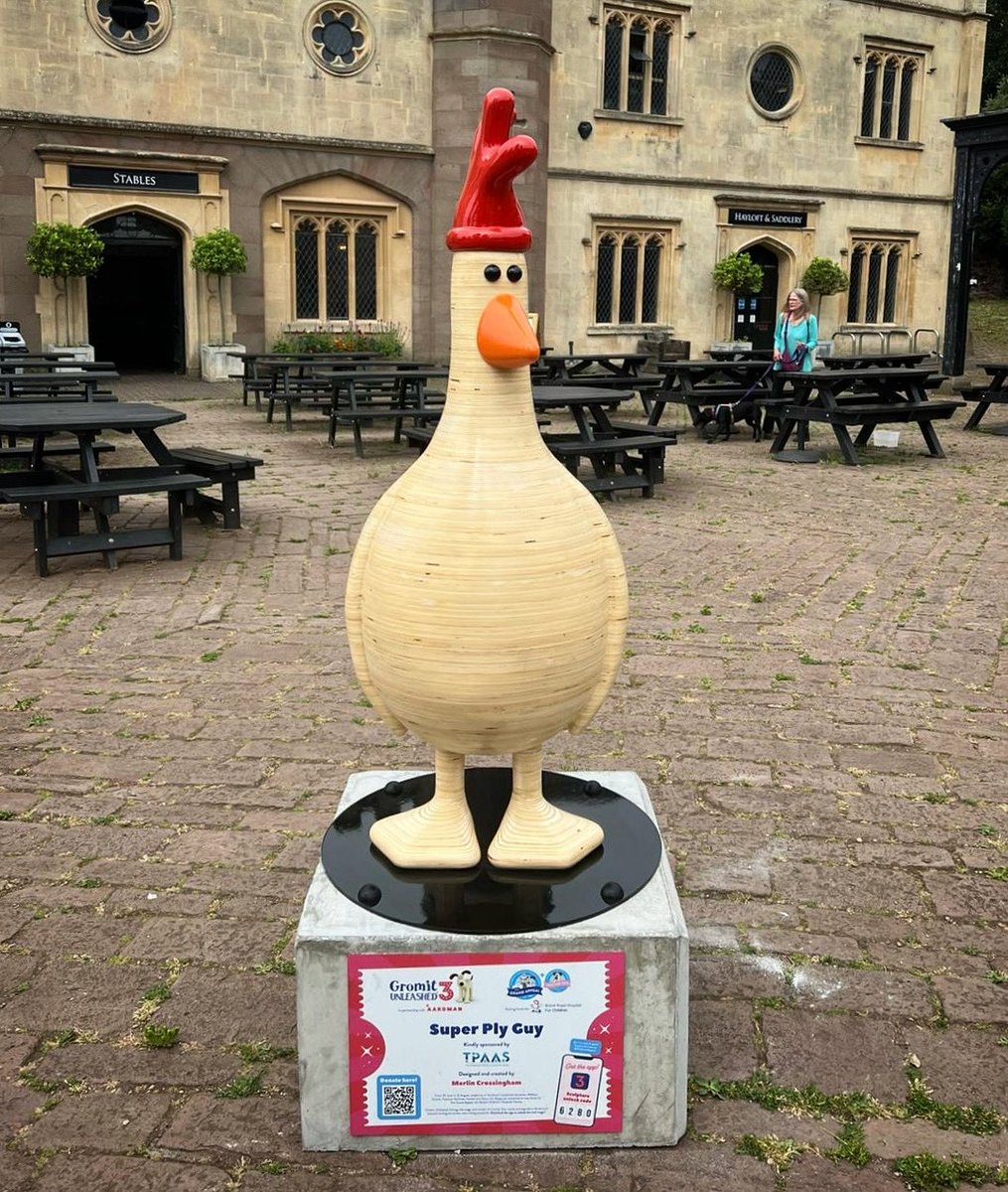 Merlin Crossingham (@ernyberny) on Twitter photo Get out and about in Bristol and the surrounding area doing the <a href="/thegrandappeal/">The Grand Appeal</a> trail.
This is my contribution. ‘Super Ply Guy’ a bespoke sculpt of Feathers made from plywood.
Have fun on the trail and support a fantastic charity. Get out and about in Bristol and the surrounding area doing the <a href="/thegrandappeal/">The Grand Appeal</a> trail.
This is my contribution. ‘Super Ply Guy’ a bespoke sculpt of Feathers made from plywood.
Have fun on the trail and support a fantastic charity.