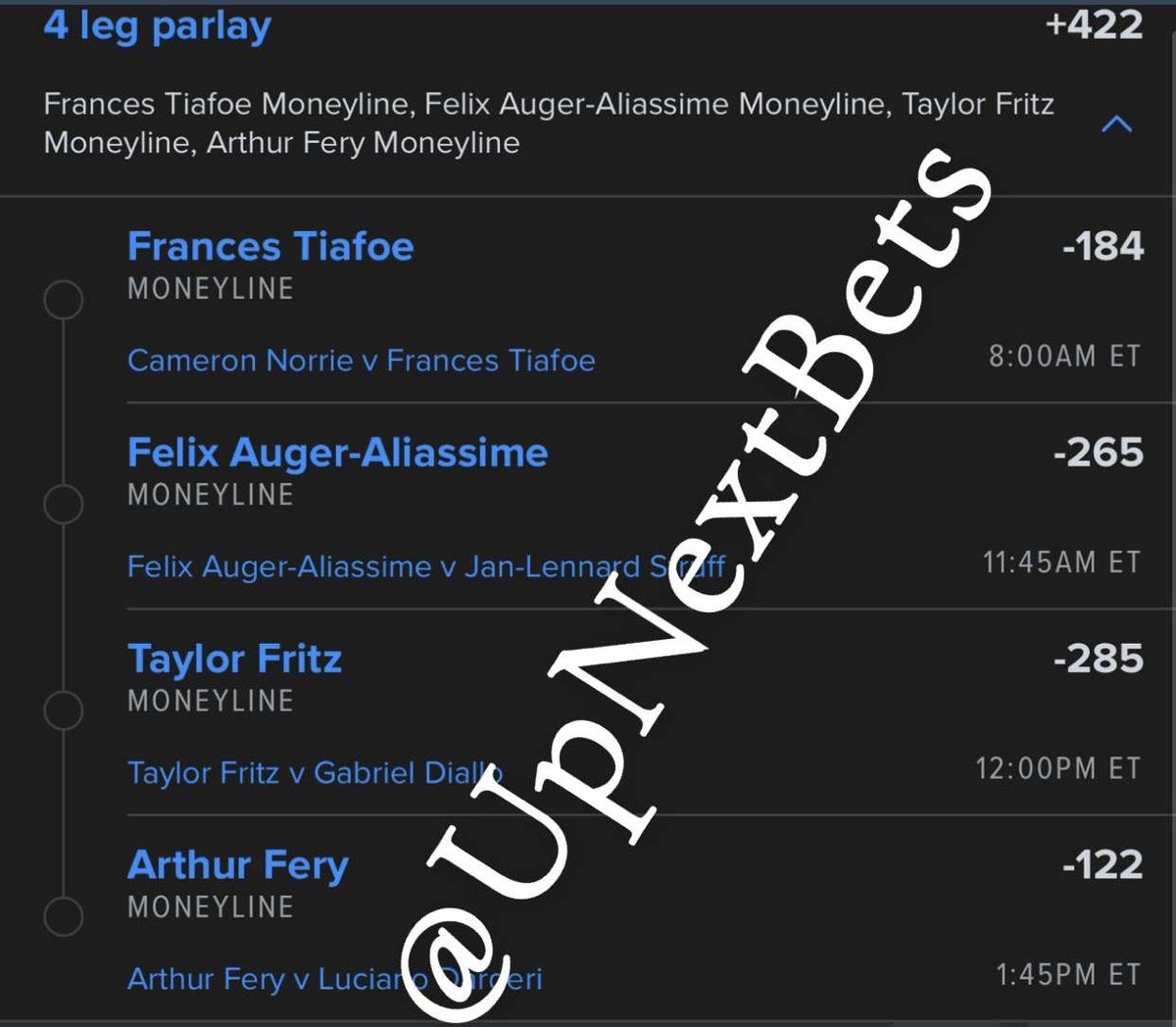 upnextbets's tweet photo. 🎾💸🤑⏰‼️🚨

🏊🏾‍♂️ Tread lightly 🆘

#UpNextBets #Freeplay https://t.co/lMLwc7cW8T