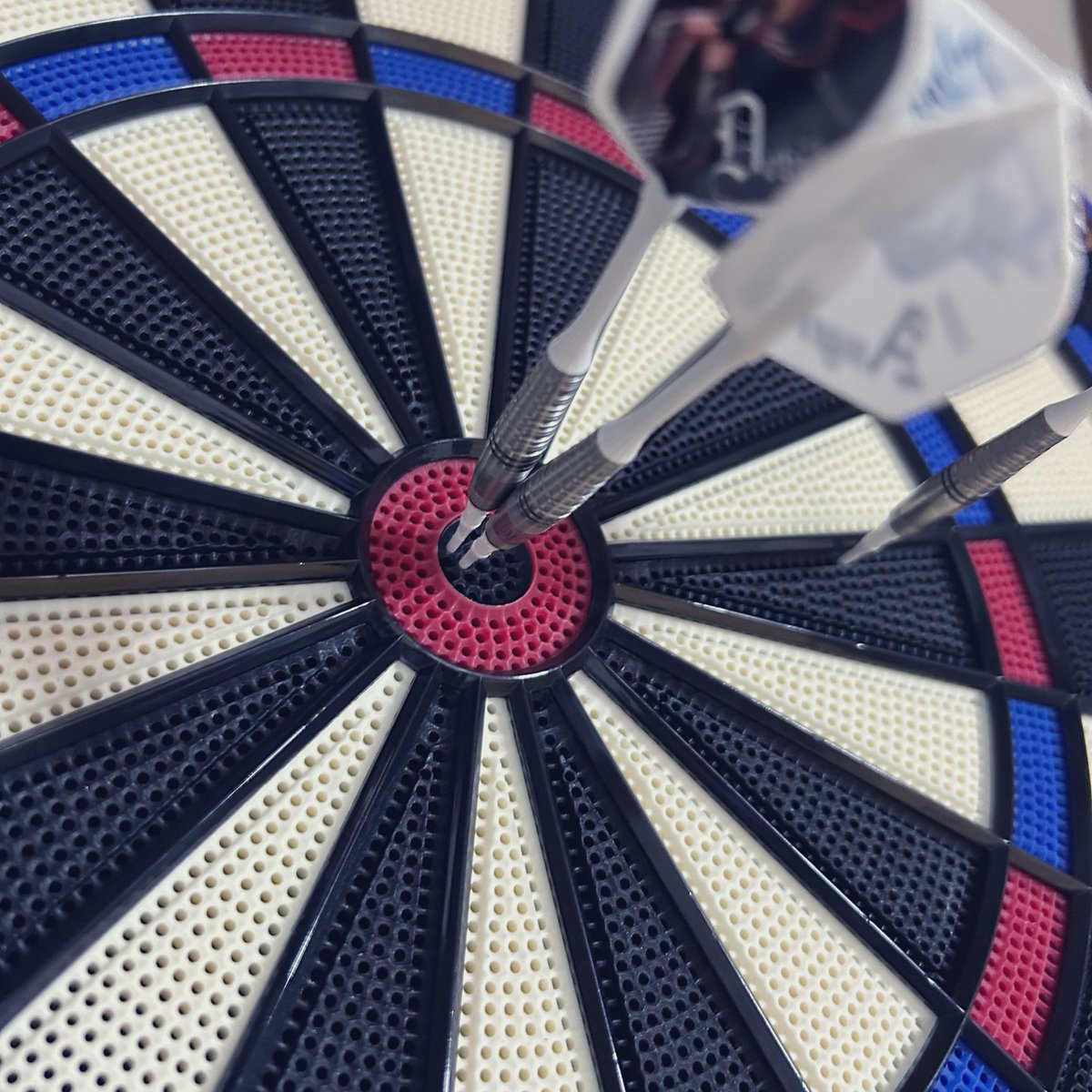 緊張に負けました🎯🥲