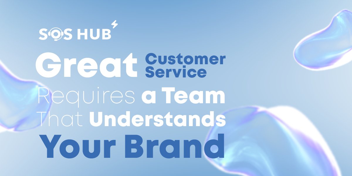 soshubsupport's tweet photo. Your brand’s voice matters - and so does every customer interaction. At SOS Hub, we become an extension of your team, delivering personalized, consistent support that builds trust and loyalty. Together, we make great customer service your brand’s signature. 💬🤝

#CustomerCare https://t.co/CdBrKRuUoG