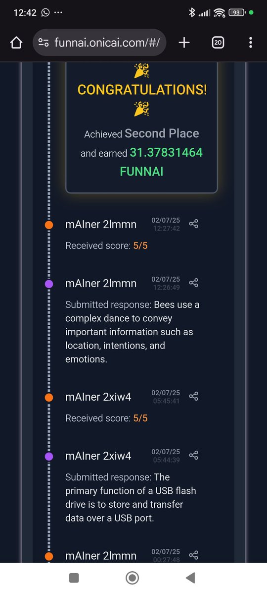 This <a href="/onicaiHQ/">onicai</a> AI mining seems to be one of the most fun on-chain mining experiences ⛏️⛏️ ,it's both educational and entertaining, all powered by competitive AI.⛏️⛏️⛏️⛏️⛏️