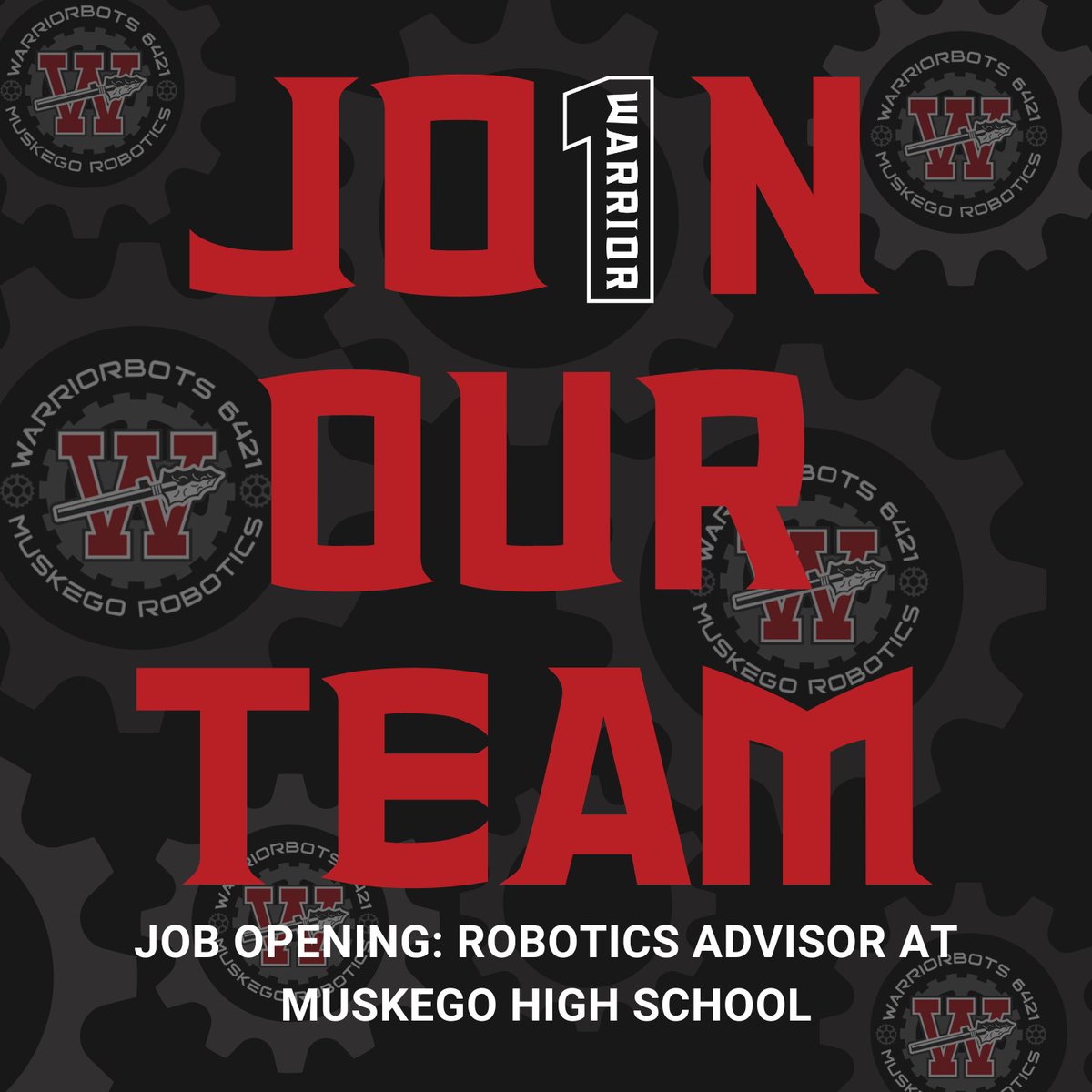 1WarriorMHS's tweet image. Warrior Nation we are looking for a new leader for our Robotics program. Please contact our Athletic & Activites office at MHS if interested or apply via WECAN or Milwaukee Jobs. Go Warriors!