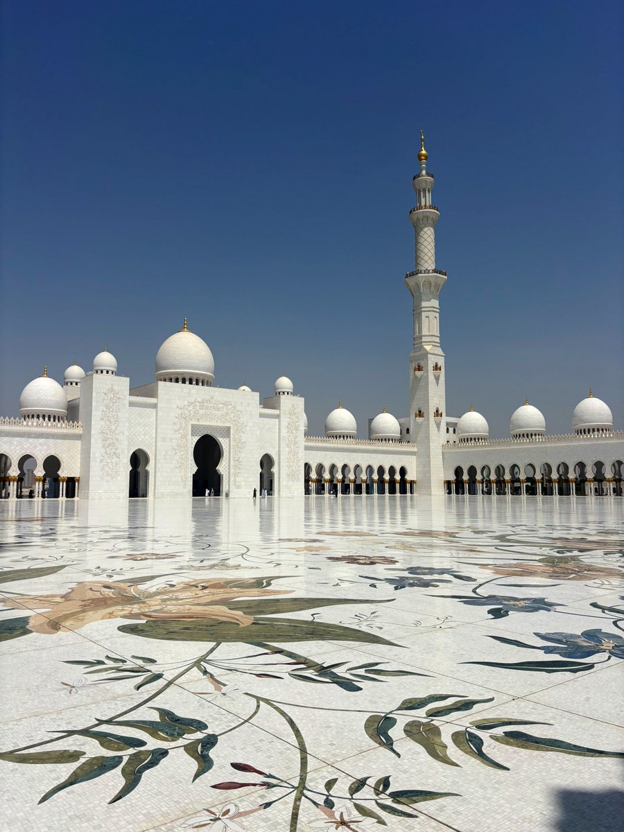 The view from the office: Fantastic to spend some days w/ the <a href="/zscaler/">Zscaler</a> MEA-Team in 🇦🇪. Warm welcome (litterally) &amp; excellent meetings w/ the government in Abu Dhabi. Including a very generous tour of the-  by all means - impressive Grand Mosque. And yes, world affairs =&gt; ✈️detour