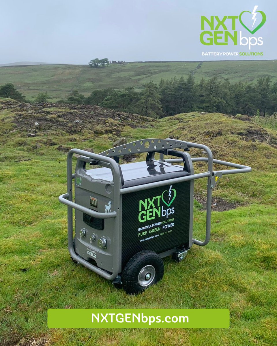Powering the future starts with moving beyond outdated, polluting technology. At NXTGENbps, our battery generators deliver silent, portable, and sustainable energy, built for the demands of modern production.

Explore our full range here: bit.ly/3TvqR7J