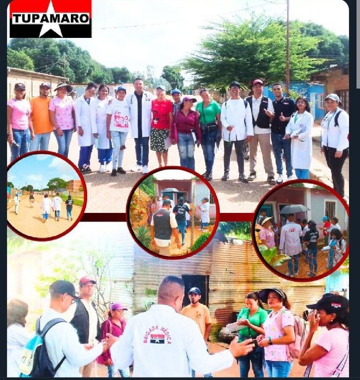 Desde el Sector Rómulo Gallegos la militancia activa  junto con nuestro Resp de brigada medica #Tupamaro Omar Márquez en el marco de brindar protección social realizó despliegue de Vulnerabilidad Nutricional 
#TupamaroEjemploDeLucha