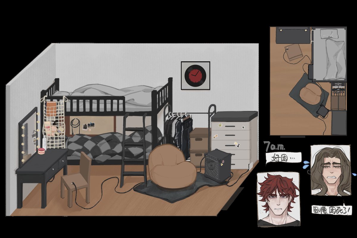 Eakevito's tweet image. 合租舍友而已
#oc
