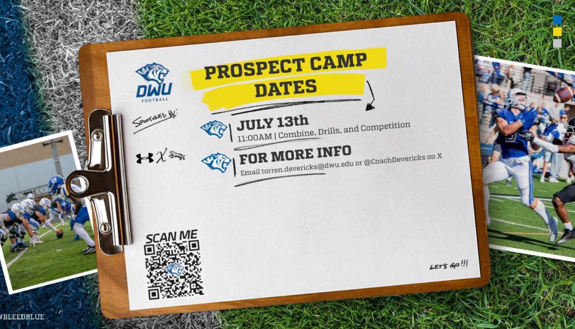 Thank you <a href="/CoachDevericks/">Torren Devericks</a> for the invite!
<a href="/NWahlScouting/">Nate Wahl</a>