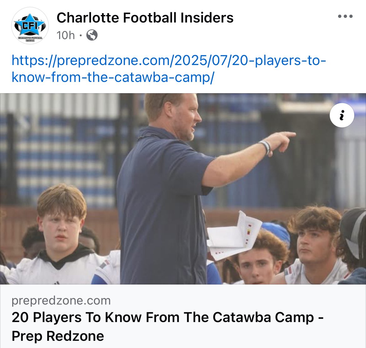 Brenan Schauer (@brenanschauer) on Twitter photo Thanks <a href="/pepman704/">Matt Morrow</a> for the write up from the <a href="/CatawbaFootball/">Catawba Football</a> prospect camp <a href="/Coach_BCollins/">Brian Collins</a> <a href="/tyhaines16/">Tyler Haines</a> <a href="/Coach_Overman/">Tee Overman</a> <a href="/andycapone_whs/">Andy Capone</a> <a href="/BigDubFootball/">Weddington Football</a>
prepredzone.com/2025/07/20-pla… Thanks <a href="/pepman704/">Matt Morrow</a> for the write up from the <a href="/CatawbaFootball/">Catawba Football</a> prospect camp <a href="/Coach_BCollins/">Brian Collins</a> <a href="/tyhaines16/">Tyler Haines</a> <a href="/Coach_Overman/">Tee Overman</a> <a href="/andycapone_whs/">Andy Capone</a> <a href="/BigDubFootball/">Weddington Football</a>
prepredzone.com/2025/07/20-pla…