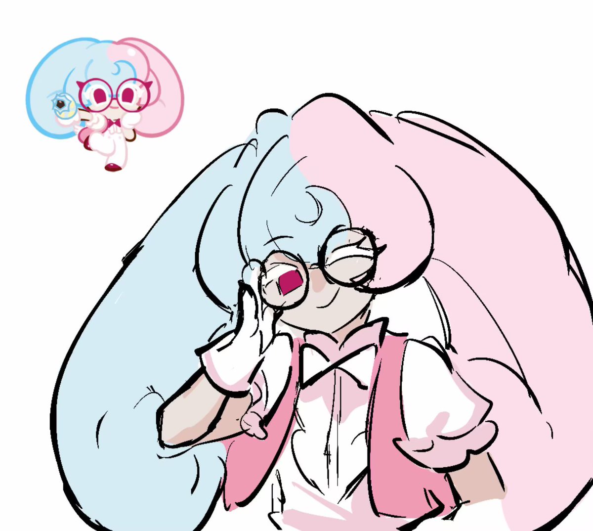 Myricatt's tweet image. #MarshmallowBunnyCookie