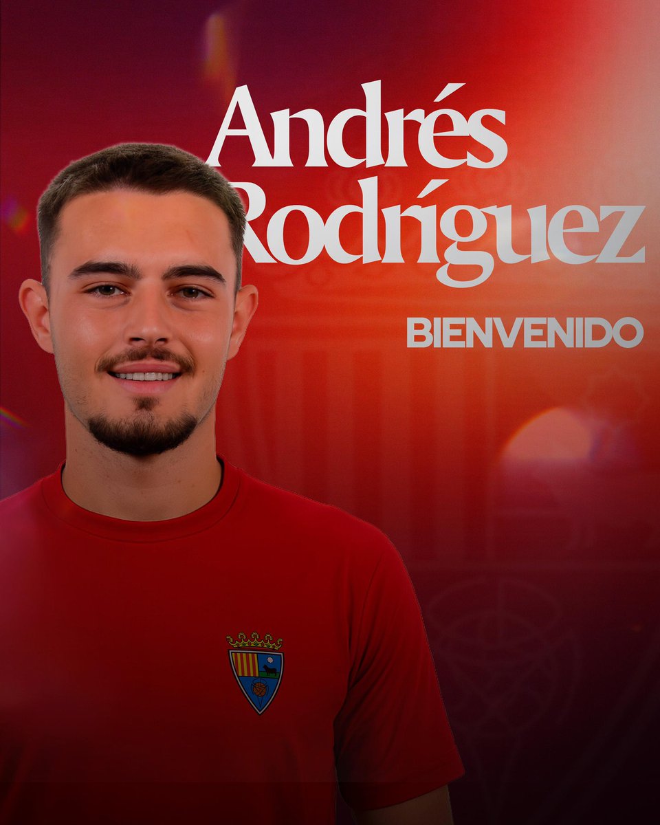 🖊️🆕 Polivalencia y energía para nuestra defensa. ¡Bienvenido, Andrés Rodríguez!

🔝 Un lateral derecho de gran proyección que aúna juventud y experiencia en 1ªRFEF, procedente del <a href="/CD_Alcoyano/">CD Alcoyano SAD</a>.

#BienvenidoAndrés❤️💙