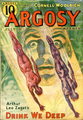 CornellWoolrich's tweet image. My adventure tale "Black Cargo" was featured in Otto Penzler's massive, 896-page anthology THE BIG BOOK OF ADVENTURE STORIES, published in 2011. This slave ship story originally appeared in the July 31, 1937 issue of the pulp magazine Argosy.