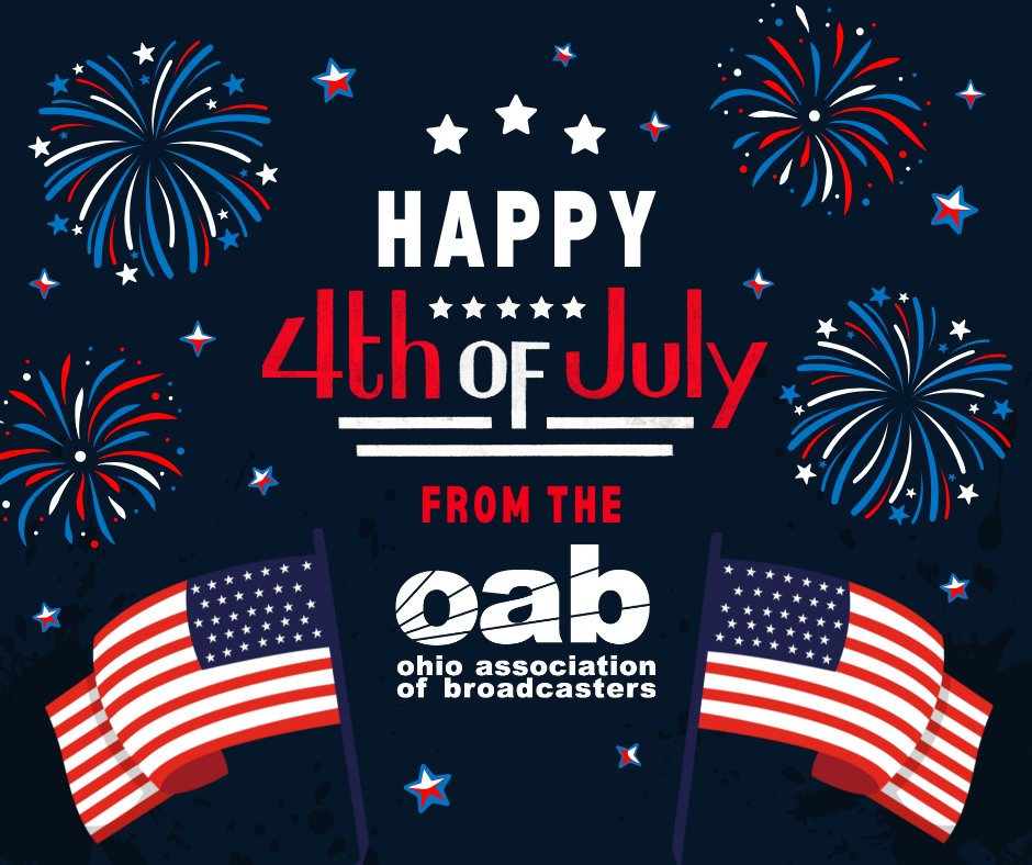 OhioBroadcaster's tweet image. From airing local fireworks shows to keeping the tunes going during this weekend's festivities, we send our thanks to the #OhioBroadcasters supporting our communities this 4th of July!