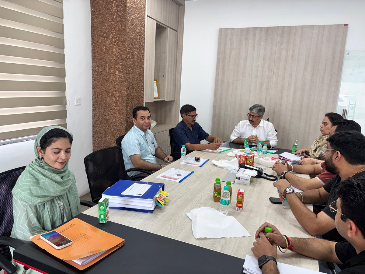 Visit of I&amp;C team headed by worthy Director Industries and Commerce Jammu Dr. Arun Manhas, and Er. Abhishake Abrol, General Manager DIC Jammu along with Officers of JKDFC, Industries and J&amp;K Bank for CII (P&amp;M) at Advantec Wheels Pvt. Ltd., Bari Brahmana was conducted today.