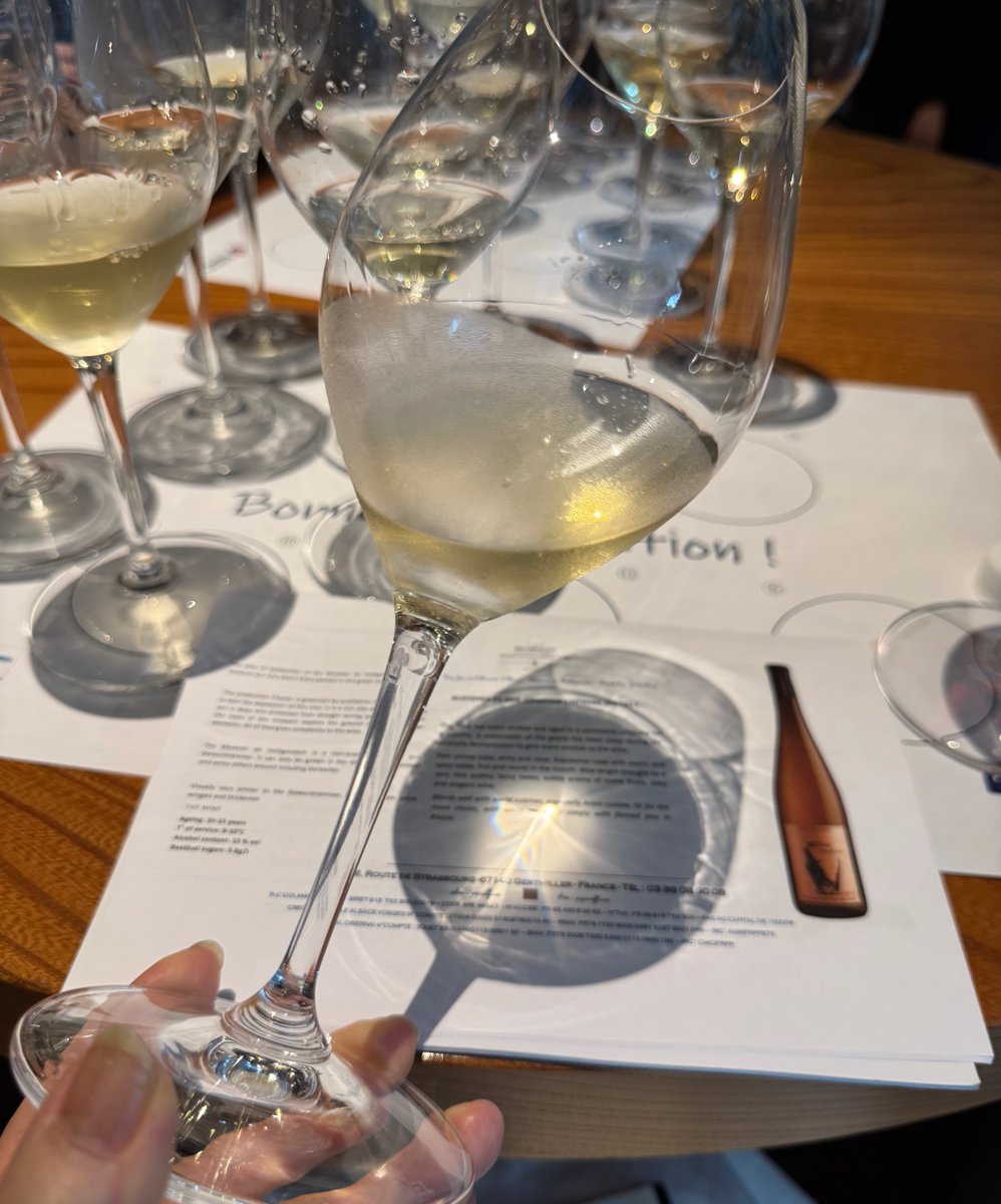 vin_fumiko's tweet image. 🇫🇷北東部のグランテスト(アルザス、シャンパーニュ＝アルデンヌ、ロレーヌを包括する一大地域圏)からワイン・スピリッツの生産者12社が来日しマスタークラスセミナー＆試飲商談会を開催! #Champagne は #Devaux を含む4社 #Alsace は #traminer 100％のワインも登場😋 彼らは明日大阪で試飲商談会🚅