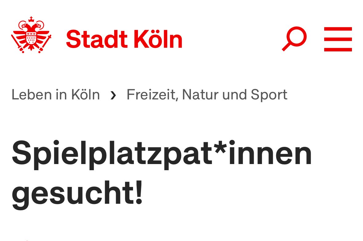 Spielplatzpat:innen gesucht!