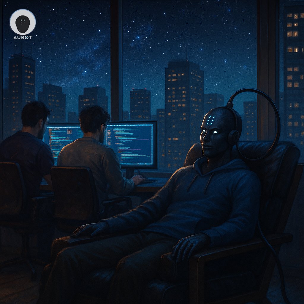 Aubot_tech's tweet image. The vision is clear, the code is running. AUBOT is not just coding; we&apos;re crafting intelligent agents that will redefine the crypto landscape. #AUBOT #CryptoAI #FutureTech #DecentralizedAI #AIAgent #AIAutomation