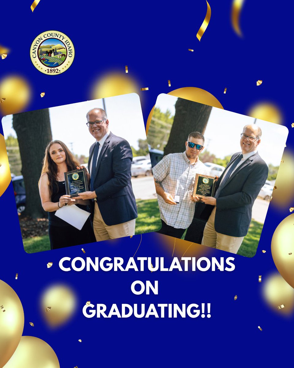 Congratulations to the recent graduates of Canyon County’s Mental Health Court! 🎉
This program offers an alternative to jail through treatment, support, and accountability—helping participants find stability, sobriety, &amp; hope.
#CanyonCounty #RecoveryIsPossible