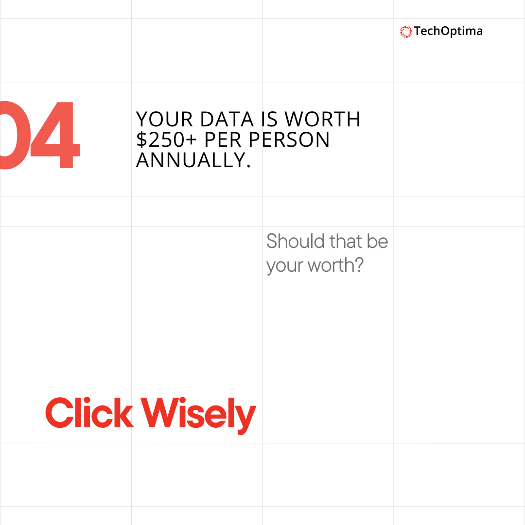 TechOptima_AI's tweet image. Your data isn't just being stolen. It’s bought – legally. Data brokers mine and collect data with every click, like and purchase, whether you signed up for it or not.
#CyberSecurity #DataBreach #AICompliance #RiskManagement #InfoSec #DigitalPrivacy