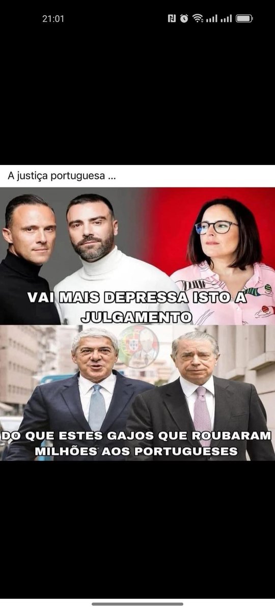 Foi-me enviado! Estou completamente de acordo.
A justiça deixa-se enredar por mega processos.
