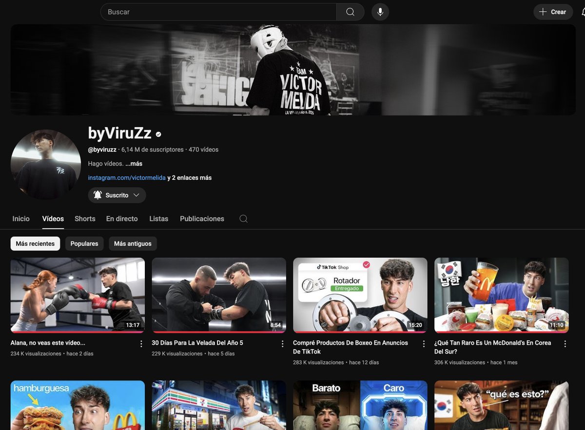 alexncreate's tweet photo. 💻 Concept design: Banner + Foto de perfil Youtube para @byViruZz basado en La Velada del Año V 🥊 

#TeamViruzz ⚔️ https://t.co/CCtgx4YrHj