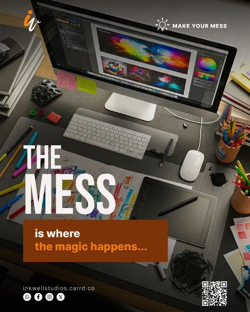 InkwellStudios_'s tweet photo. ✨ Creativity isn’t always tidy, and that’s the beauty of it.
At Inkwell Studios, the mess is where the magic happens 🎨🔥
Let your ideas run wild. We'll help shape them into something unforgettable.

📲 DM us or Call 📞 for quotations. 

#InkwellStudiosMW #CreativeProcess https://t.co/o0TgxfD79v
