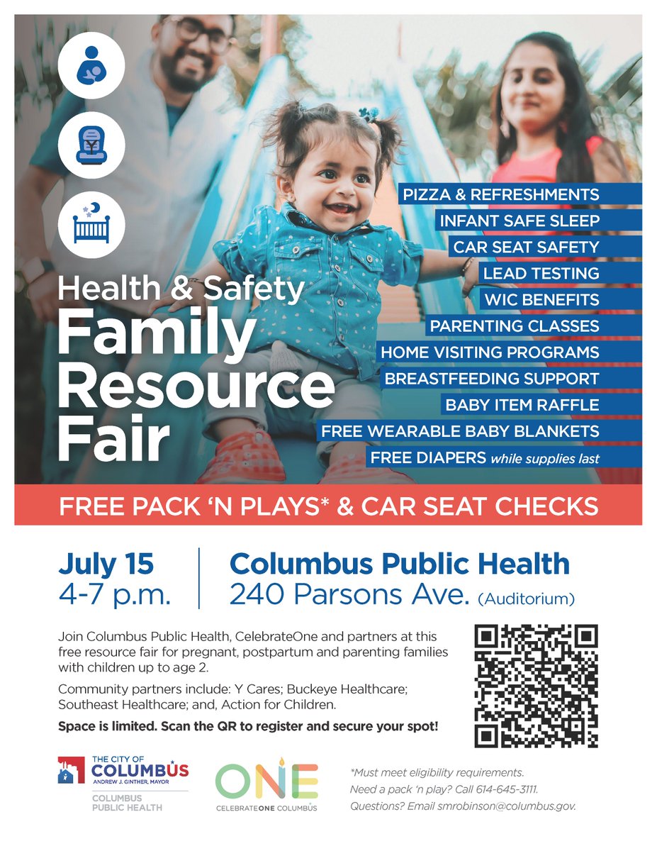 CelebrateOne (@celebrateone) on Twitter photo We’re excited to partner with <a href="/ColumbusHealth/">Columbus Health</a> for the Family Resource Fair and registration is back open for 25 more tickets!
Don’t wait! Spots are available until Sunday night or until they’re gone.
Sign up now: eventbrite.com/e/columbus-pub…
#CelebrateOne #CPH #ColumbusPublicHealth We’re excited to partner with <a href="/ColumbusHealth/">Columbus Health</a> for the Family Resource Fair and registration is back open for 25 more tickets!
Don’t wait! Spots are available until Sunday night or until they’re gone.
Sign up now: eventbrite.com/e/columbus-pub…
#CelebrateOne #CPH #ColumbusPublicHealth