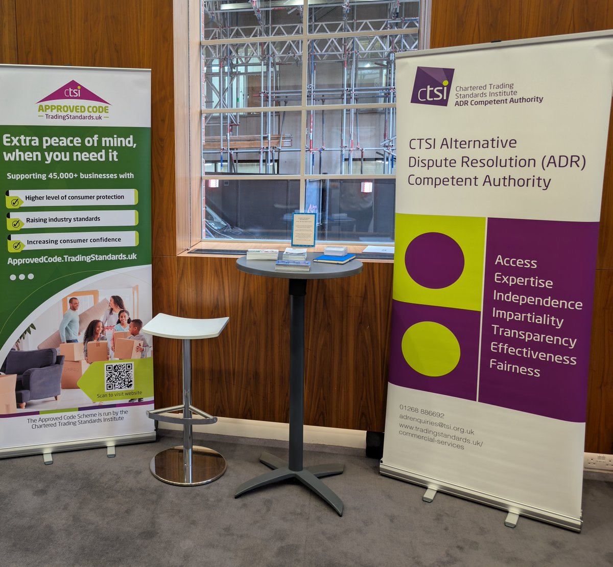 ApprovedCode's tweet image. We're exhibiting at the ARCO What Next? Conference today, showcasing the benefits of the Approved Code scheme, ADR and Business Companion.
We are also celebrating ARCO becoming a new member of the scheme!
#WhatNext2025 #ApprovedCode #ADR #BusinessCompanion