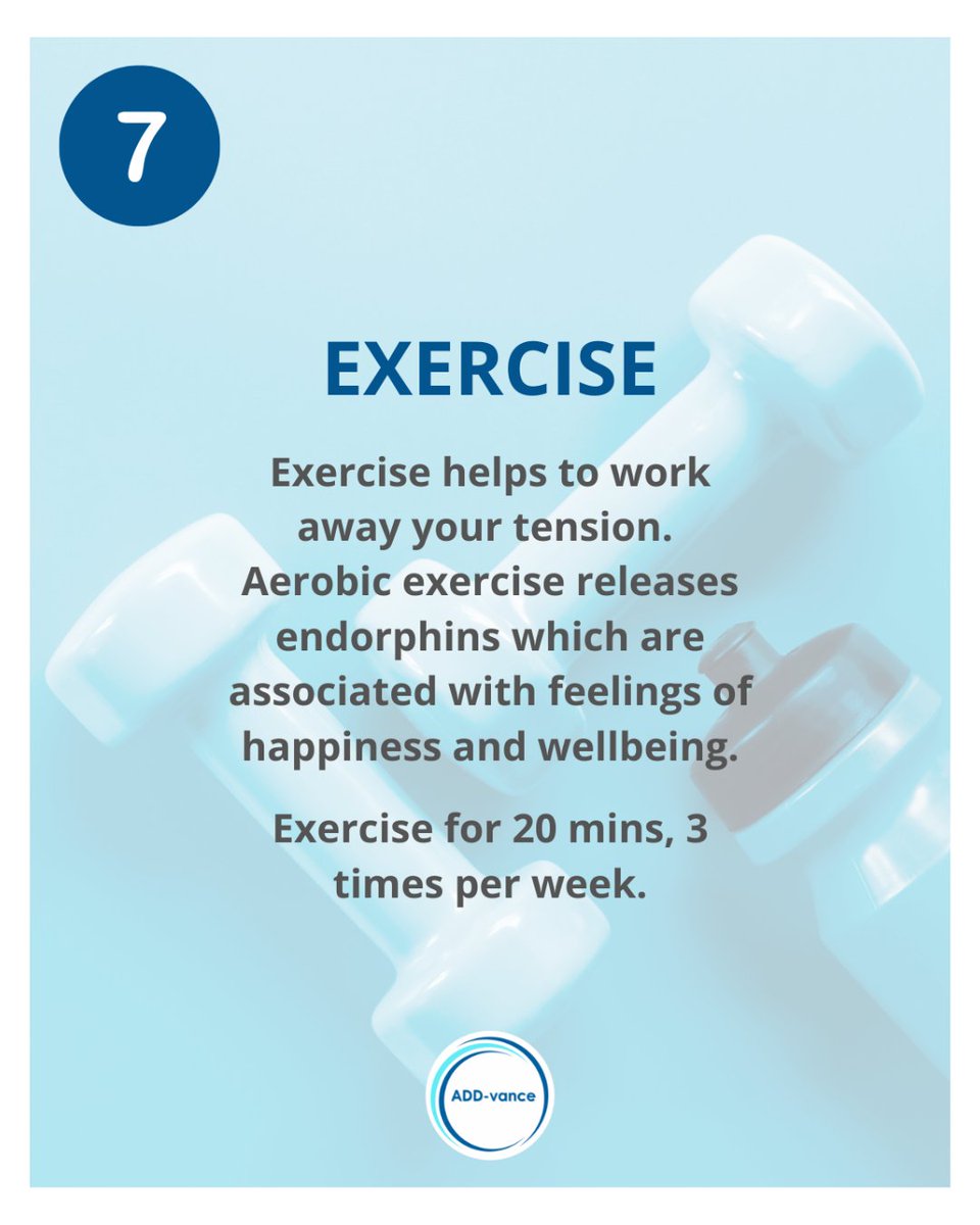 VanceAdd's tweet image. Tip 7.
We'll be sharing our daily stress tips throughout July & August, hopefully these will give you pause for thought and help with the daily stresses of life.
We hope you can all "Stress Less This Summer" 🥰
#stress #summer #summerholidays #schoolholidays #stressmanagement