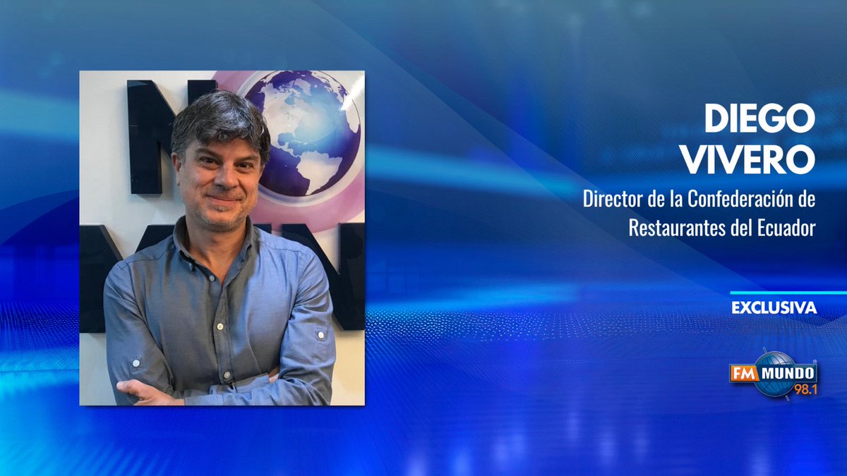 📢 Estamos #AlAire en #NotimundoAlDía con <a href="/DiegoViveroL/">Diego Vivero Loayza</a>, director ejecutivo de <a href="/COREC_ECUADOR/">COREC - Confederación de Restaurantes del Ecuador</a>, conversando sobre las propuestas para la reactivación económica. 

📻 98.1 FM #Quito

🔗 youtube.com/live/86bFm6Ojh…

🌐 fmmundo.com