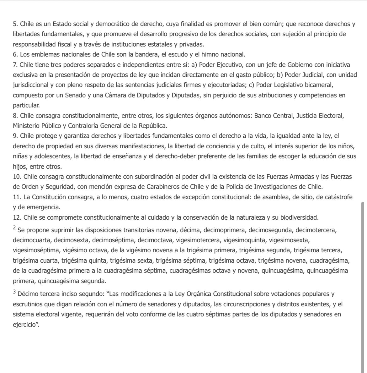 Proyecto de reforma propone eliminar disposiciones constitucionales que han perdido vigencia, eficacia u oportunidad.

¿Se condice la intención de depuración constitucional con la supresión de la norma que fija un quórum agravado para cambiar reglas de elección de parlamentarios?