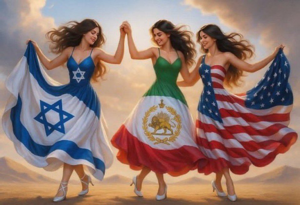 pedarepesaree's tweet photo. @IsraelPersian ما فرزندان نور ورقص وشادابی هستیم وقتی هم که ایران آزاد بشه با لباسای گل گلی وزیبا دست در دست هم میرقصیم وپایکوبی میکنیم
#KingRezaPahlavi
#MIGA https://t.co/7TF86KETx2