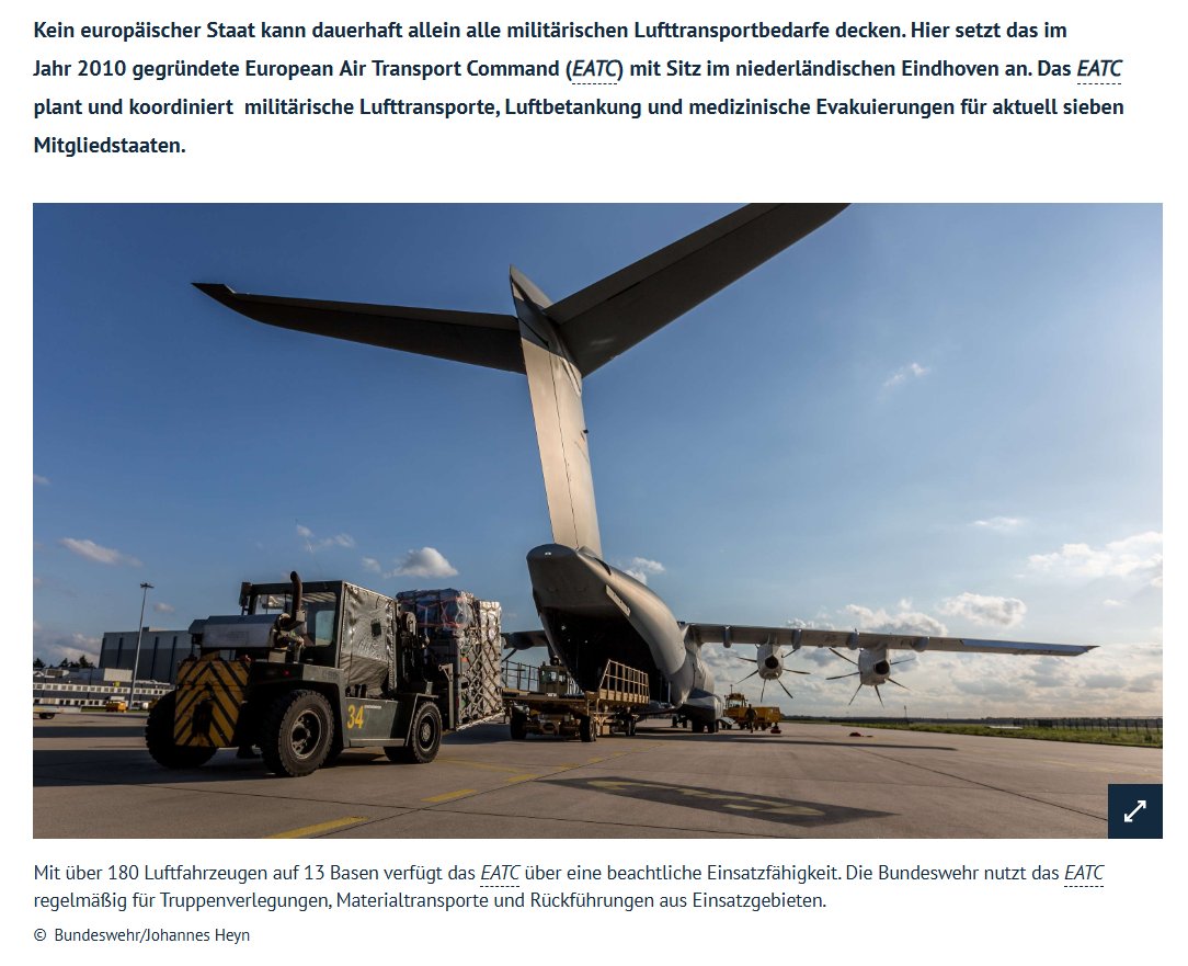European Air Transport Command (@eatc_) on Twitter photo Germanyโs Luftwaffe shines in evacuation & disaster relief missions. The <a href="/EATC_/">European Air Transport Command</a> HQโs multinational coordination across 7 nations boosts rapid, efficient response & shared airlift capabilities.
A true example of #EuropeanDefense in action! ๐ช๐บโ๏ธ
๐๐shorturl.at/vMOyw Germanyโs Luftwaffe shines in evacuation & disaster relief missions. The <a href="/EATC_/">European Air Transport Command</a> HQโs multinational coordination across 7 nations boosts rapid, efficient response & shared airlift capabilities.
A true example of #EuropeanDefense in action! ๐ช๐บโ๏ธ
๐๐shorturl.at/vMOyw