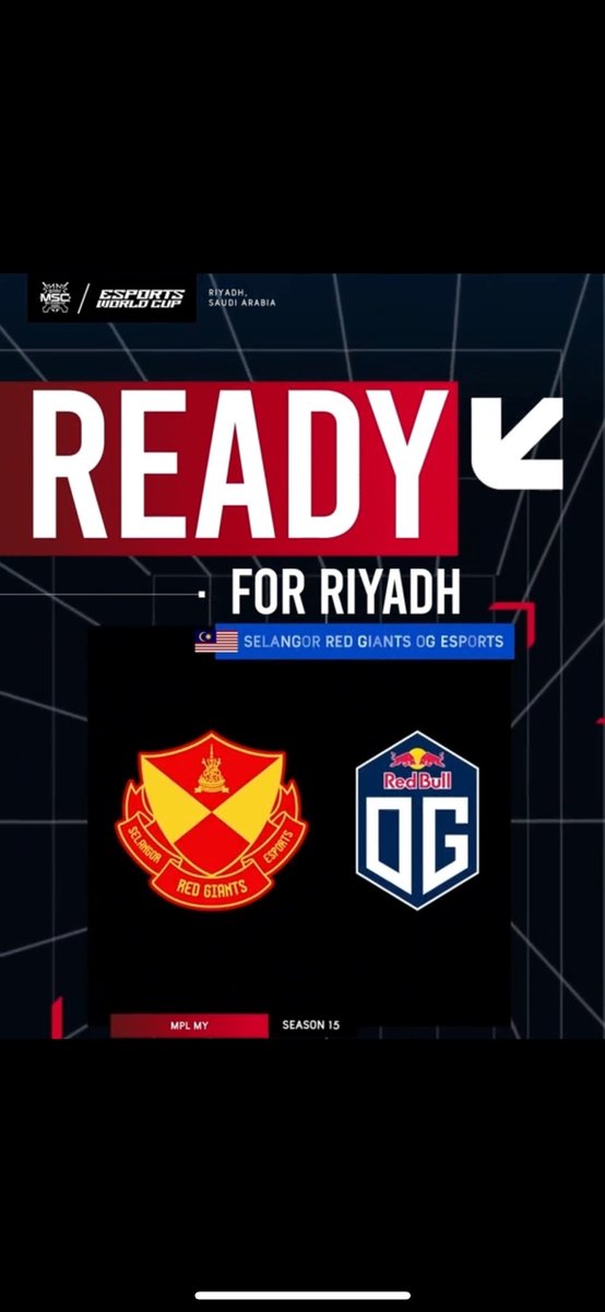 aidyjohan's tweet image. Tougher challenges this year. Bigger stage. 

Title defense begins. Riyadh 2025 – World Cup Esports Championships.

#SRGOG #EsportsChampions #Riyadh2025