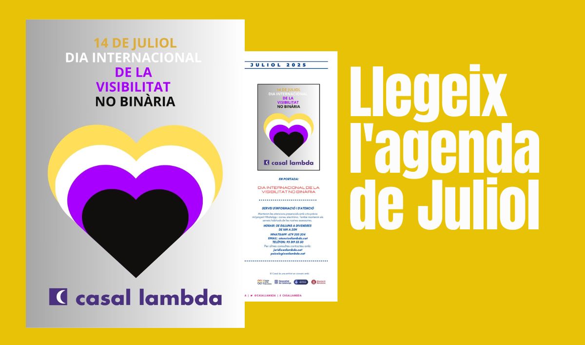 Ja pots consultar tota l'agenda d'activitats d'estiu del Casal Lambda al nostre butlletí.
Prem aquí 👉 mailchi.mp/b80f5bac01c3/a…