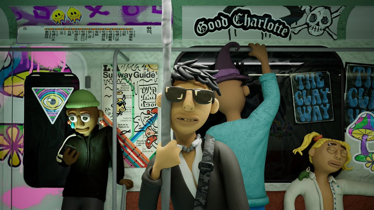 music video's that have featured NFTs : 

Eminem x Snoop = BAYC
Post Malone x Weeknd = BAYC
Coi Leray x Pharrell = Doodles
Snoop x Champ = Clay Nation
Metro Boomin = CryptoPunk
Good Charlotte = Clay Nation 

you see ? 

CLAY IS THE WAY