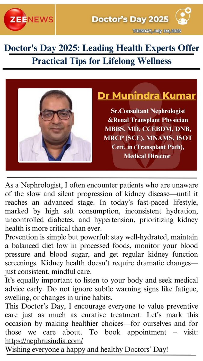 DMunindrakumar's tweet image. Happy Doctors Day🎉🎉🎉