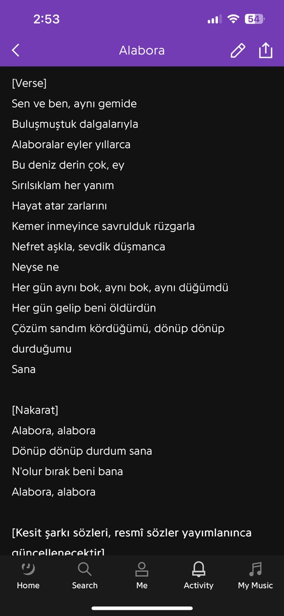 🔎ezhel alabora sözleri