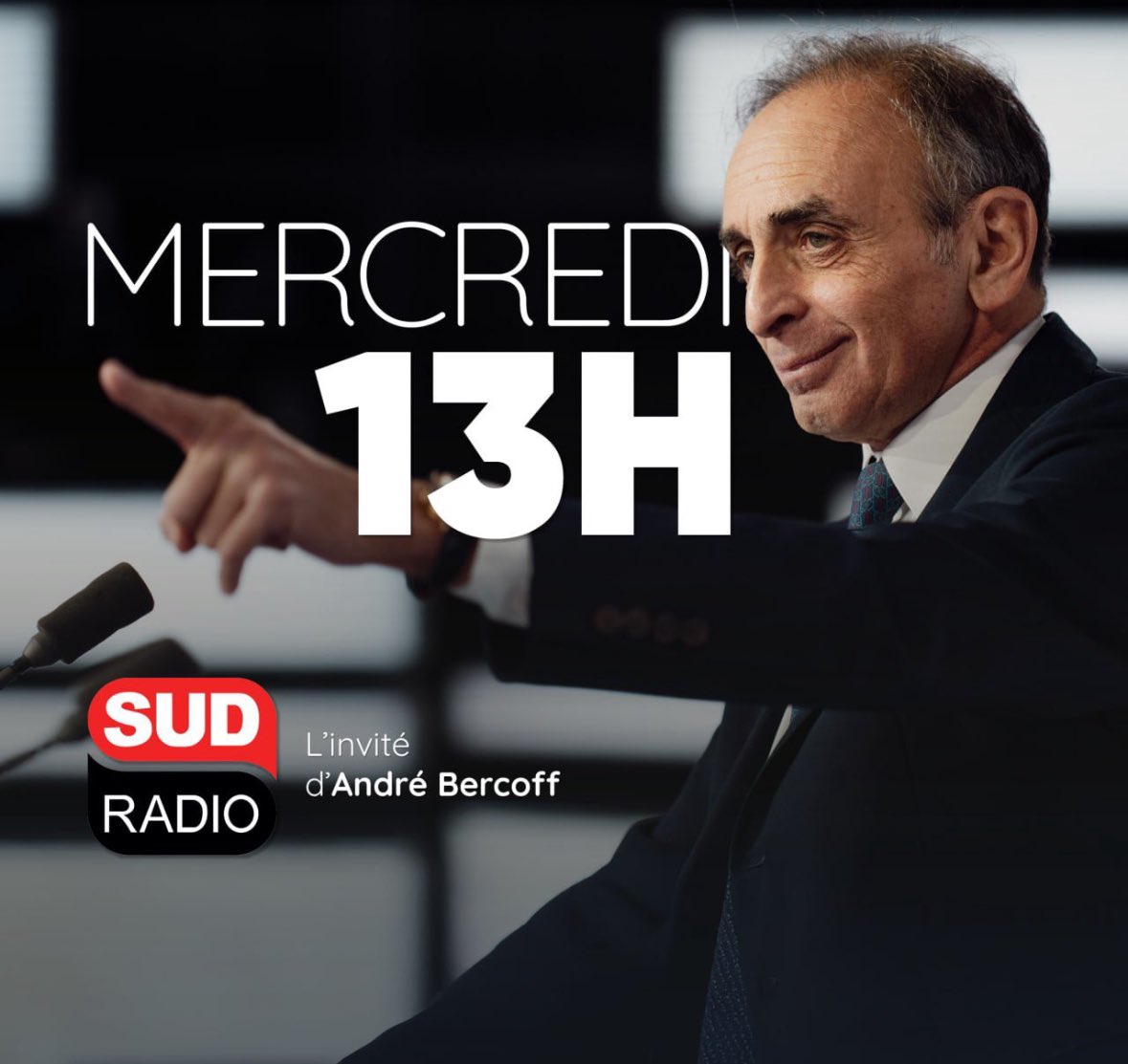 🔴 Éric Zemmour est impressionnant en ce moment même sur Sud Radio !

Vous cherchez un homme d’État pour redresser notre pays en 2027 ?

Ne cherchez plus : il est là, devant nous, Monsieur Éric Zemmour.

Cette émission va faire parler, tout simplement magistrale ! 🇫🇷♥️