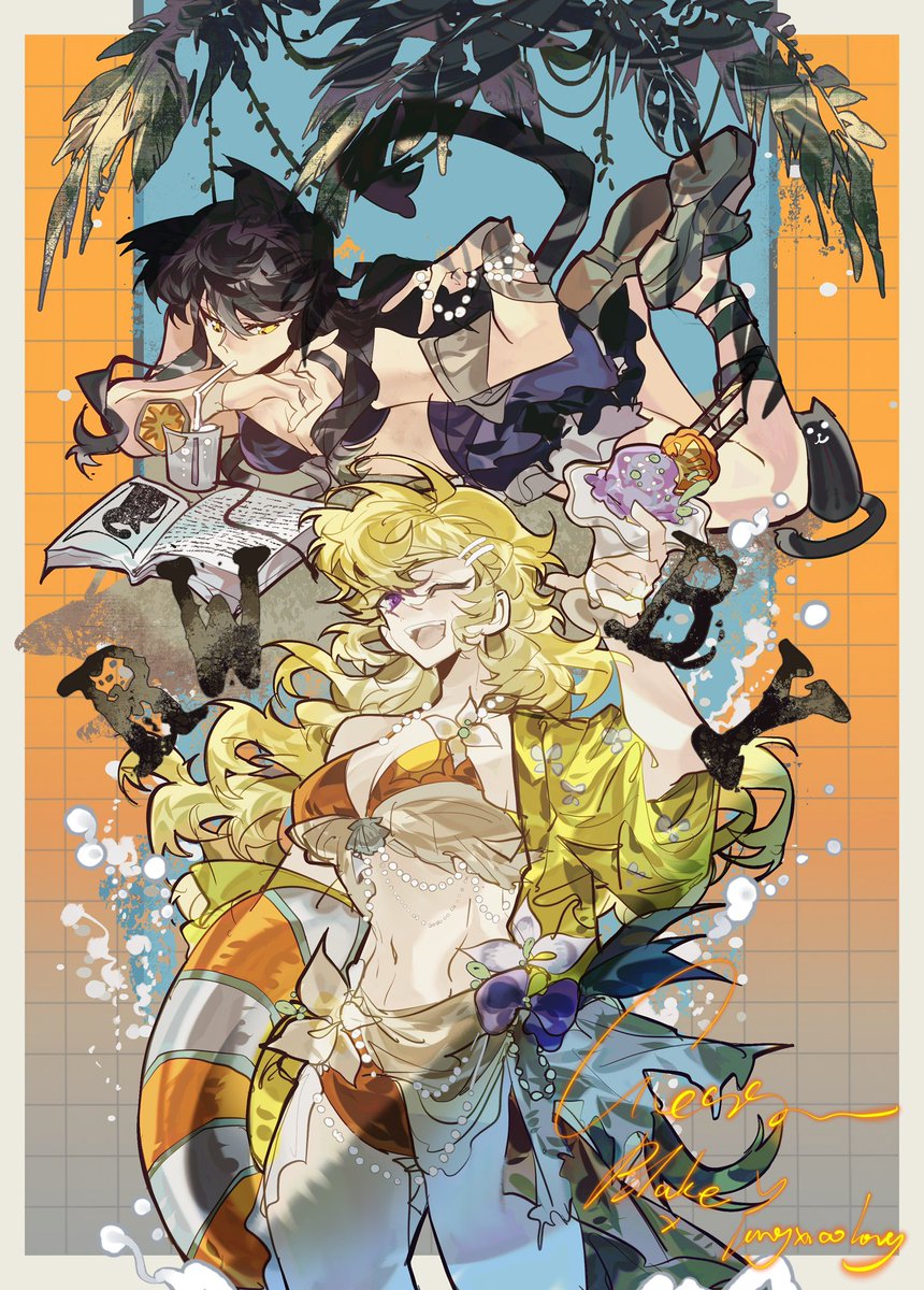 GUESS1023's tweet photo. #bumbleby #rwby 夏 https://t.co/5D0GbeMPMH