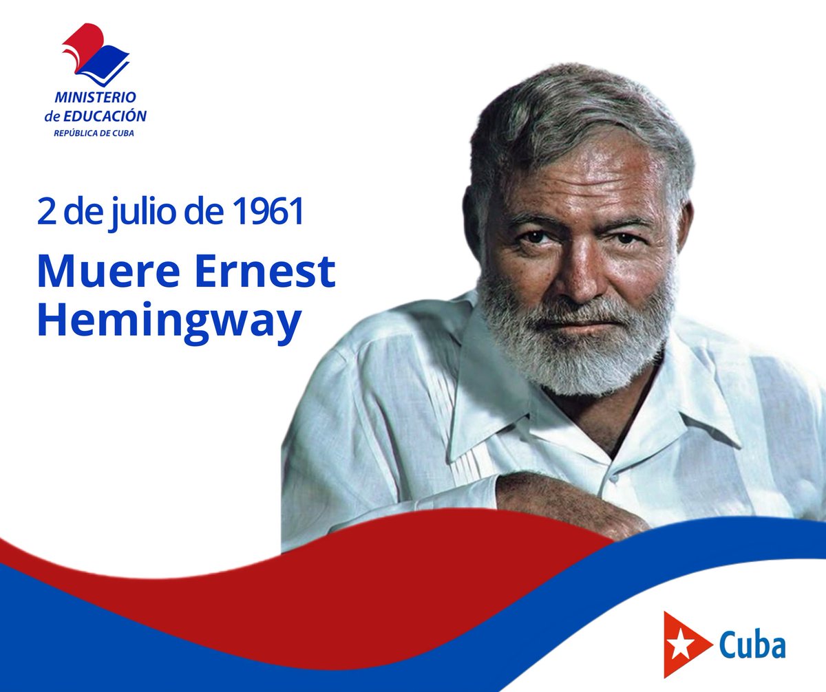 CubaMined's tweet photo. uno de los escritores más importantes del siglo XX. Residió en Cuba durante muchos años, en la Finca Vigía, que actualmente es un lugar de visita obligado para los interesados en la vida de este escritor.
#CubaViveEnSuHistoria #CubaMined https://t.co/y5rhyzbu8P