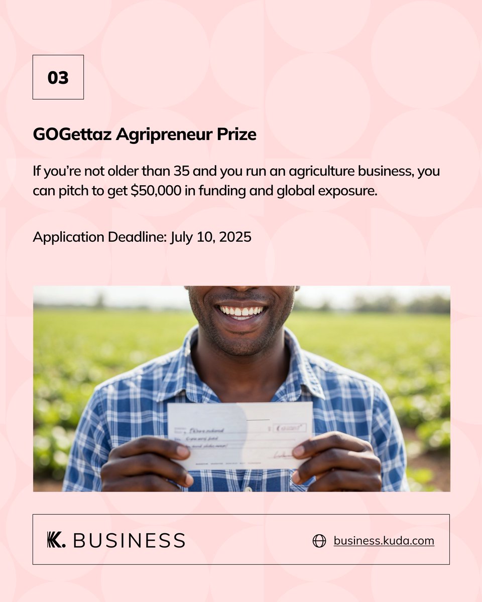 Looking for funding, mentorship, or crucial support to scale your business? These are four incredible opportunities that you might be eligible for. 

Retweet or mention a business owner who might need this. 
linktr.ee/kudabusiness1