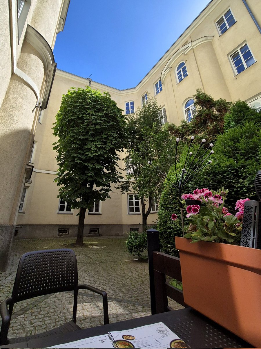 This is what work looks like during (ETH)Warsaw Summer.
Sunshine, amazing food, and big ideas in quiet courtyards 🌿