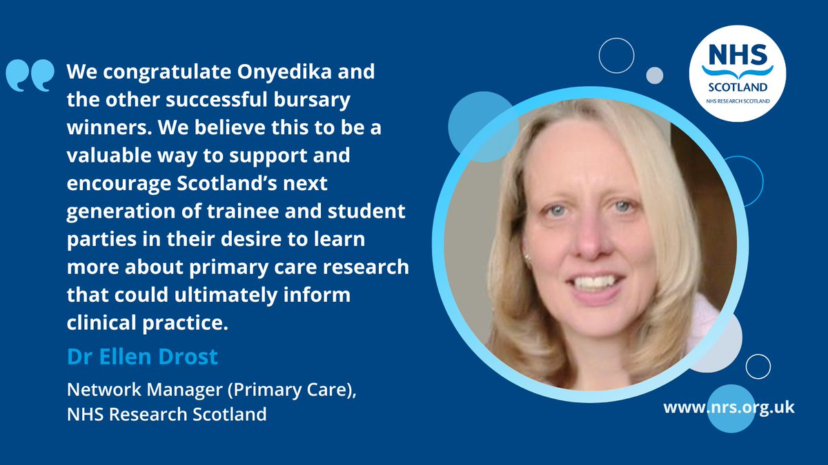 NHS Research Scotland (@nhsresearchscot) on Twitter photo Back in the spring, <a href="/NRS_PCN/">NRS Primary Care</a> invited bursary applications, allowing recipients to attend a national Primary Care conference and deepen their research knowledge while helping to potentially shape future clinical approaches.
Read about the outcome š nhsresearchscotland.org.uk/news/recipient⦠Back in the spring, <a href="/NRS_PCN/">NRS Primary Care</a> invited bursary applications, allowing recipients to attend a national Primary Care conference and deepen their research knowledge while helping to potentially shape future clinical approaches.
Read about the outcome š nhsresearchscotland.org.uk/news/recipientā¦