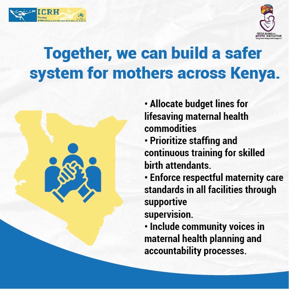 No woman should die while giving life.
Counties must invest smartly in maternal health — from heat-stable carbetocin to respectful care.
The time to act is now.
#OMMI #MaternalHealth #EndMaternalDeaths #PPH #SmartInvestments #RespectfulCare